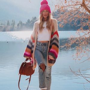 Oh Happy Day Pocketed Knit Cardigan in Extra Small